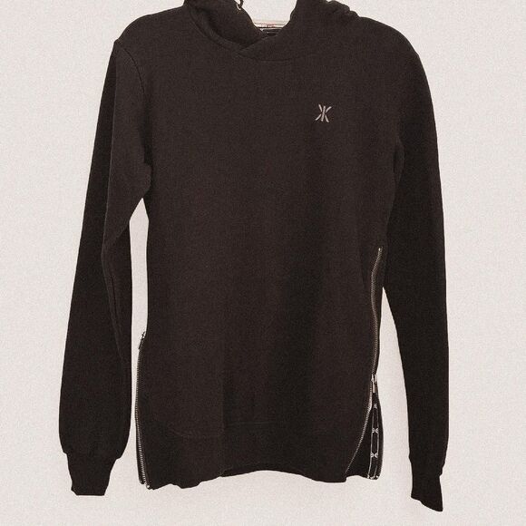 Onepiece Norway Black Zipper Detail Pullover Hoodie | Size XS - Picture 1 of 8